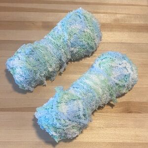 Soft Blue and Green Yarn